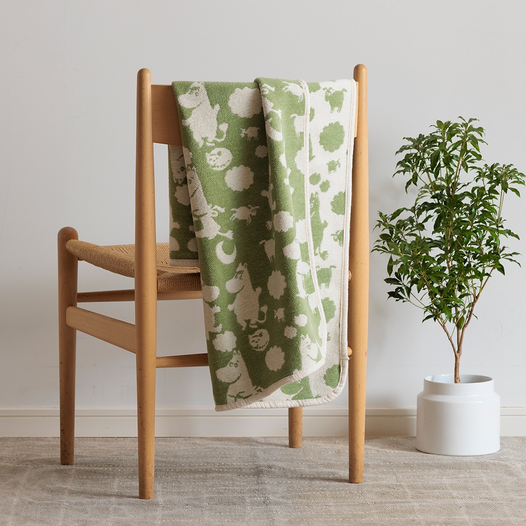 KLIPPAN/クリッパン シュニールコットン ミニブランケット ルビ