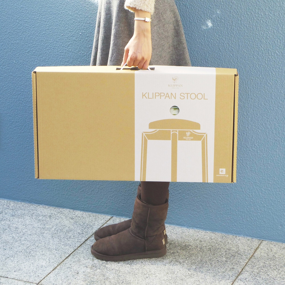 KLIPPAN/クリッパン スツール ヒツジ SSサイズ ブルー | サステナブル