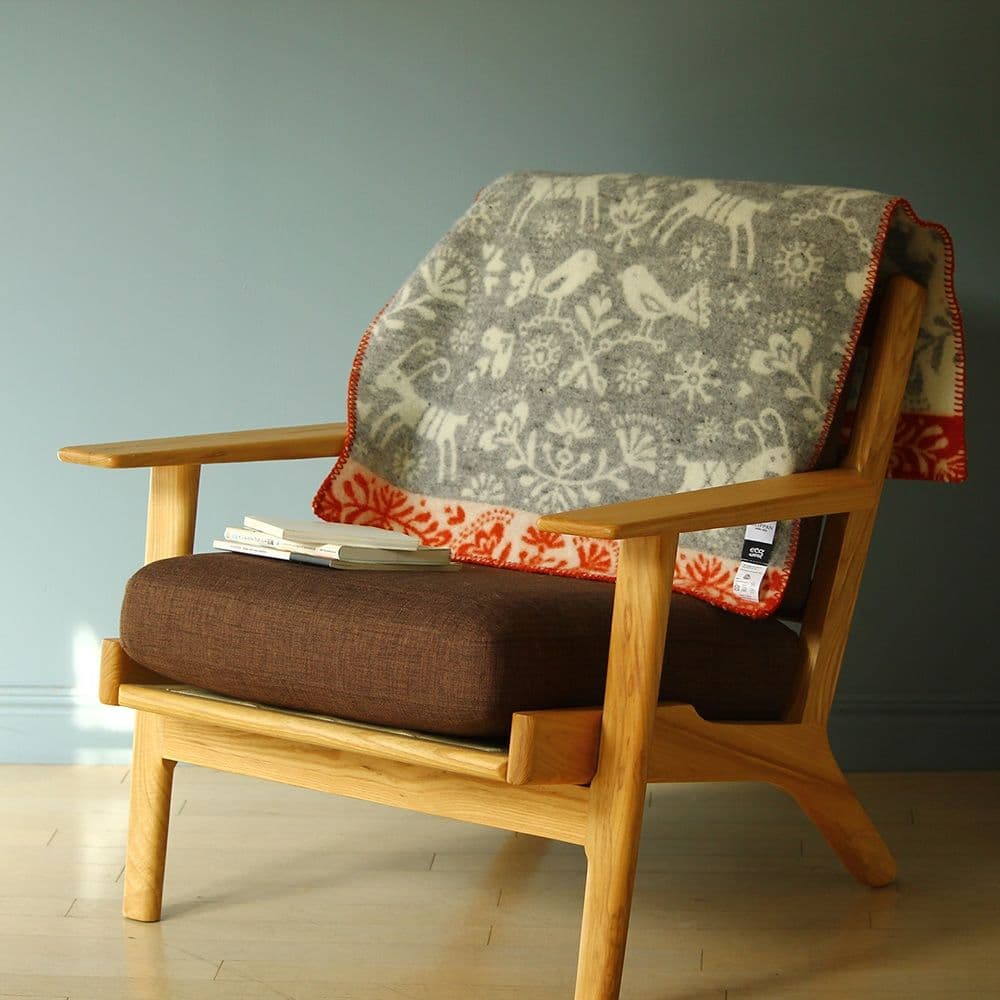 KLIPPAN/クリッパン ウールミニブランケット ジョイ ホワイト