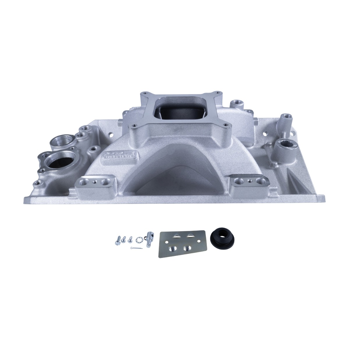 EPS Intake Manifold for 1955-86 Small-Block Chevy, Chrome Plasma