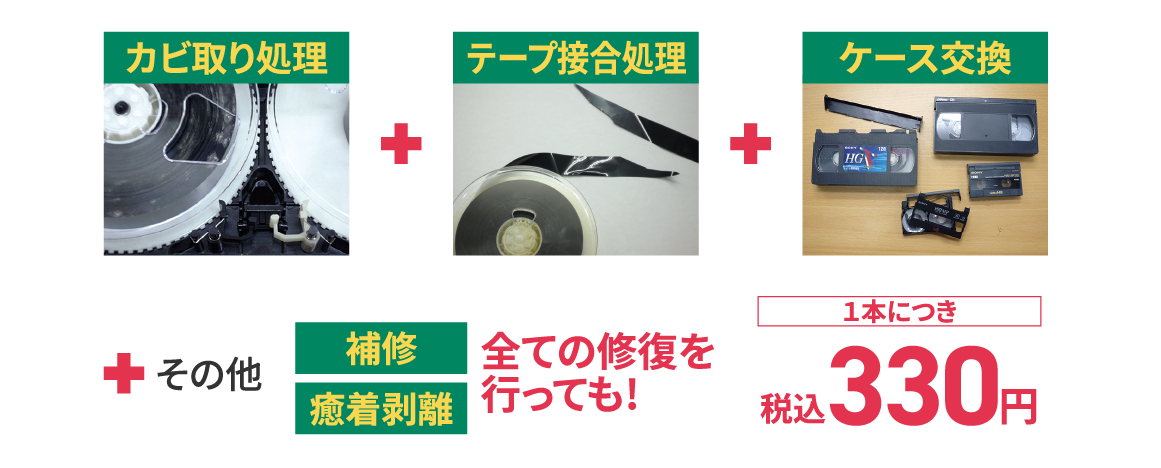 おまかせダビング】8ミリフィルムやビデオテープをデジタル化！