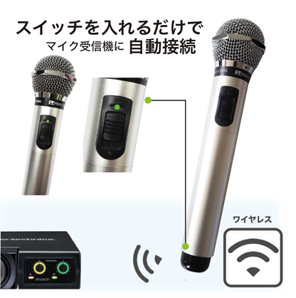 PENTATONIC GTM150ｽﾍﾟ-ｽﾌﾞﾙ- カラオケマイク スペースブルー