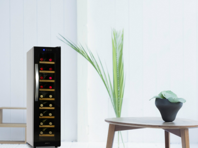 デバイスタイル CF-P18W 【右開き】ワインセラー(18本収納