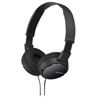 SONY MDR-ZX110 B 密閉ヘッドバンド型ヘッドフォン ブラック