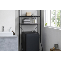 アイリスオーヤマ IAW-T504-B 5．0kg全自動洗濯機 ブラック|エディオン