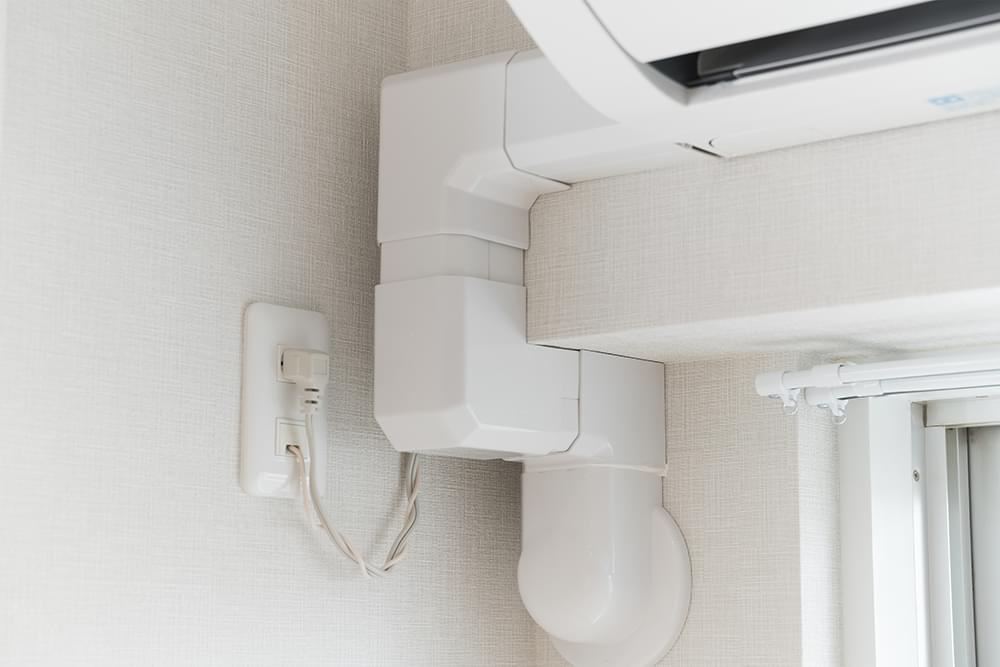 エアコン工事ガイド｜室内用 化粧カバー｜綺麗な仕上がりに