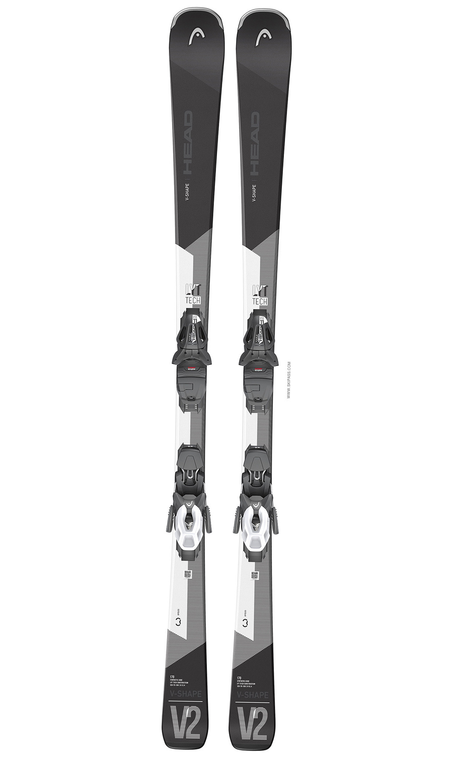 HEAD SKI V-SHAPE V2 LYT + PR 10 GW PROMO BRAKE 85 SOLID BLACK