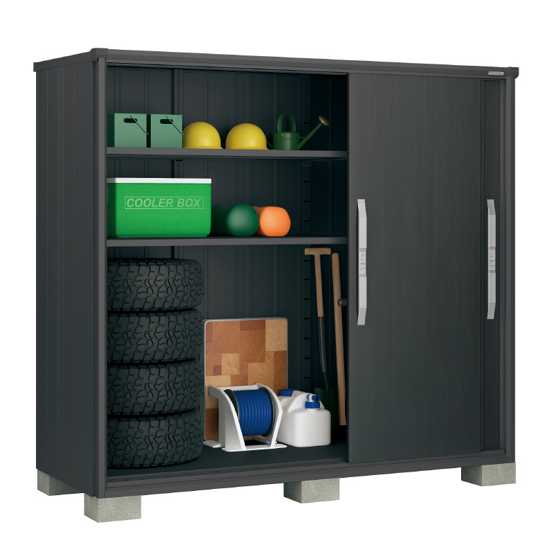 物置 屋外 ヨド物置 ブラックエスモ ESF-2109A-BK-WC ウッディココア