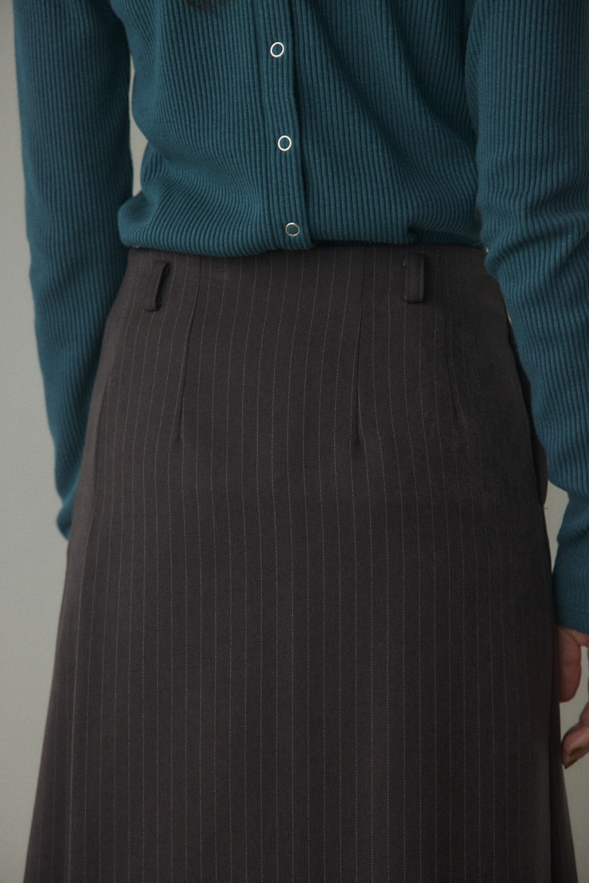 BLACK BY MOUSSY | asymmetry tuck skirt (スカート(ロング) ) |SHEL