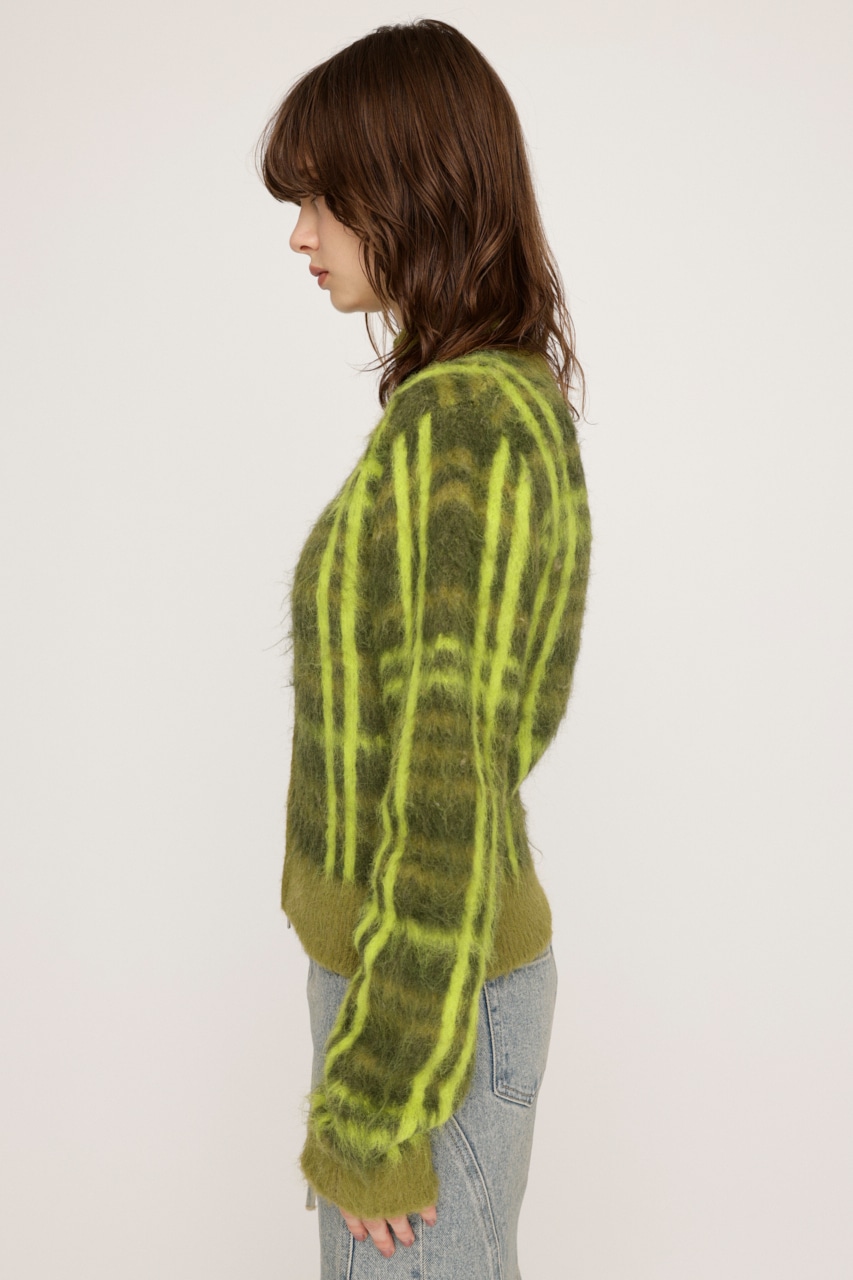 SLY | CHECK JQ STAND ZIP ブルゾン (カーディガン ) |SHEL'TTER WEBSTORE