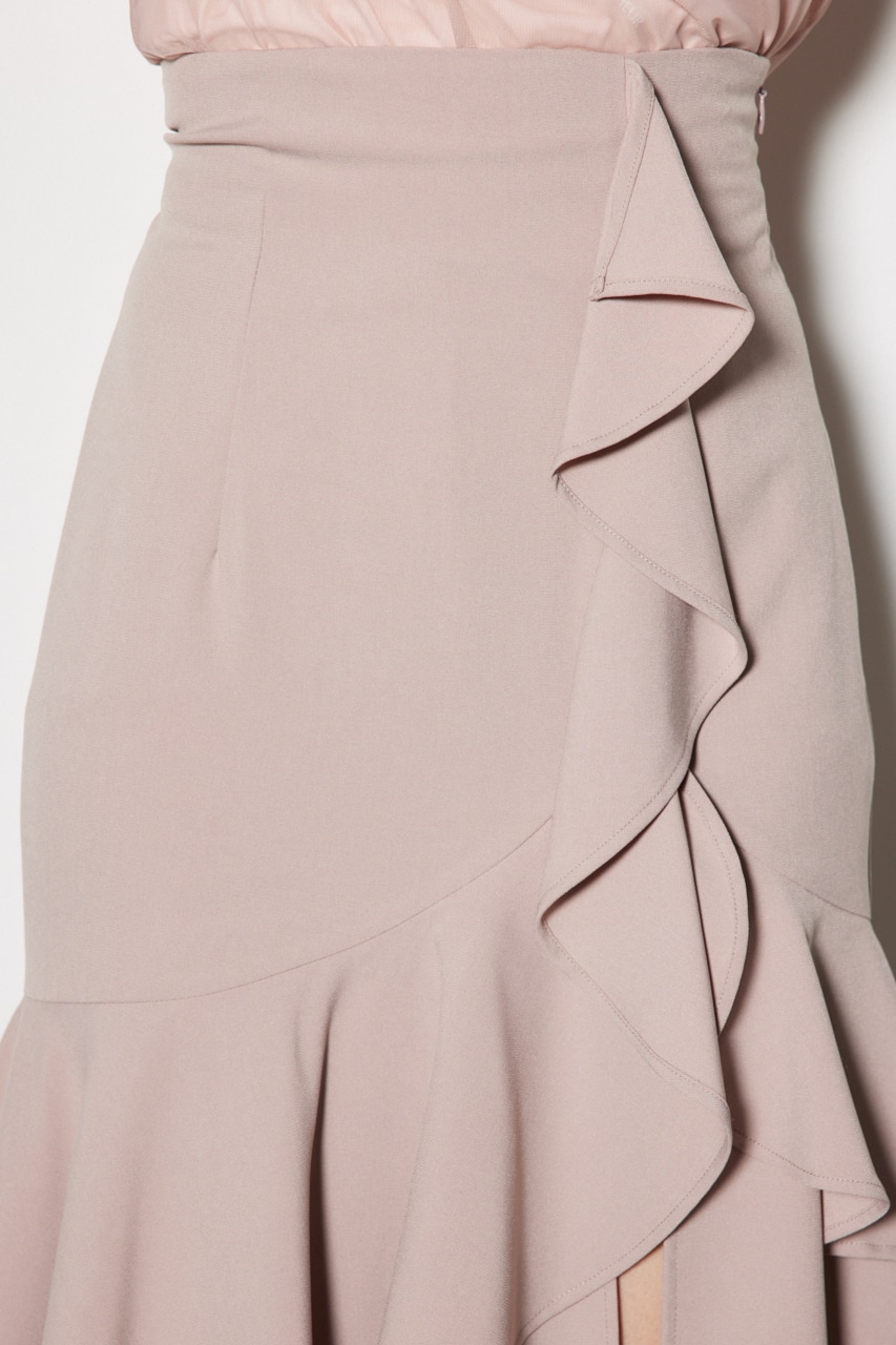 rienda | ダブルフリルスリットスコートショートパンツ (ショート