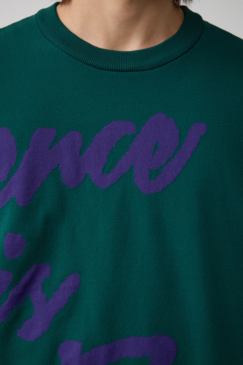 AZUL BY MOUSSY | ジャガードロゴビッグニットトップス (ニット