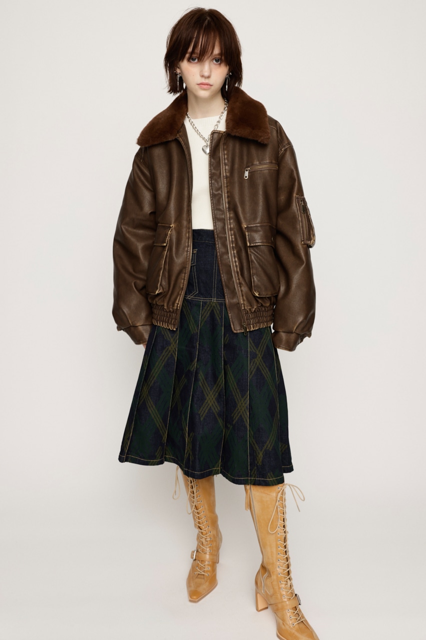 SLY | VINTAGE F／LEATHER S／ブルゾン (ブルゾン ) |SHEL'TTER WEBSTORE