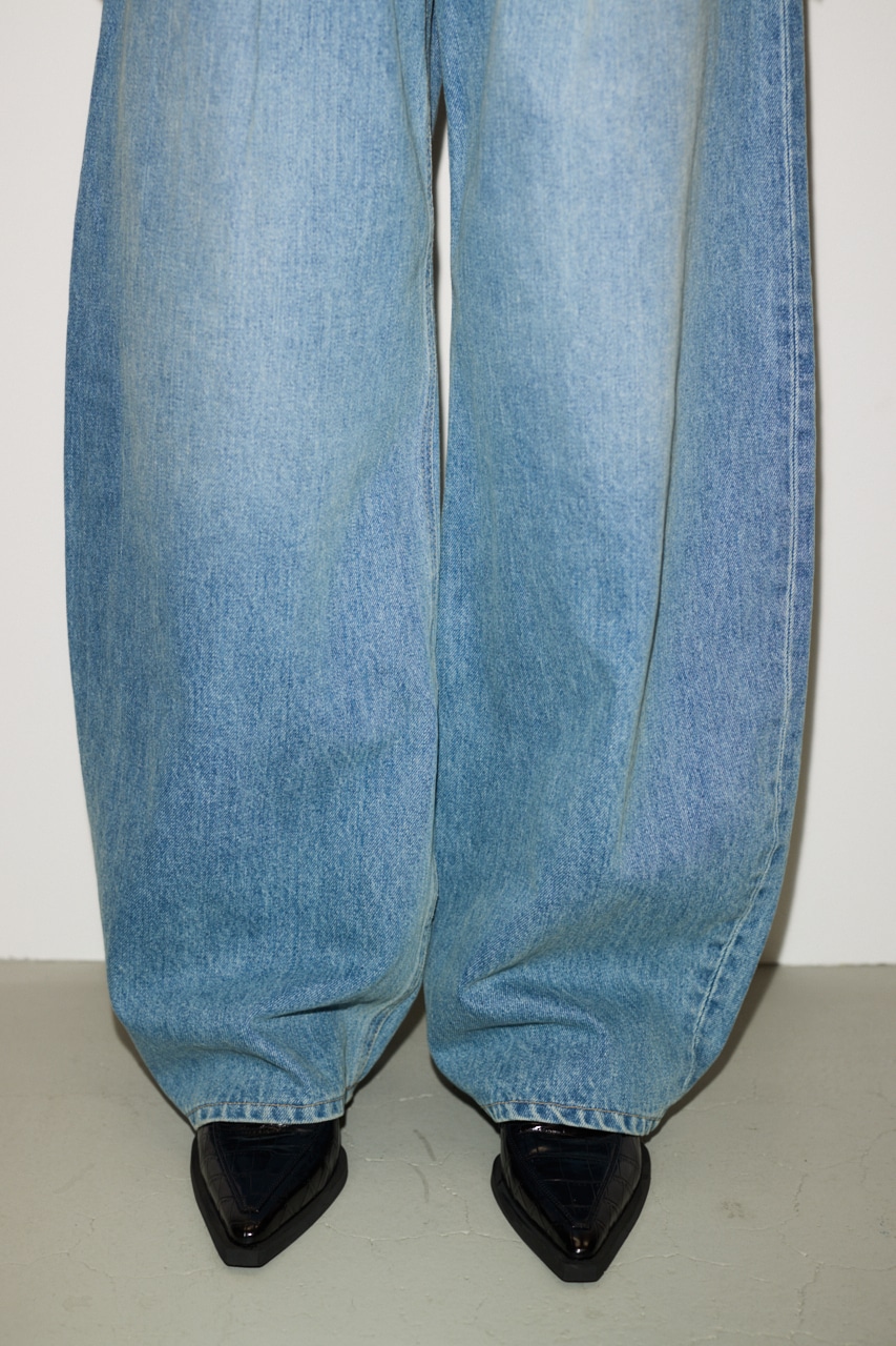 THROW by SLY | 【THROW】J／W CURVE TUCKED パンツ (ワイド ) |SHEL