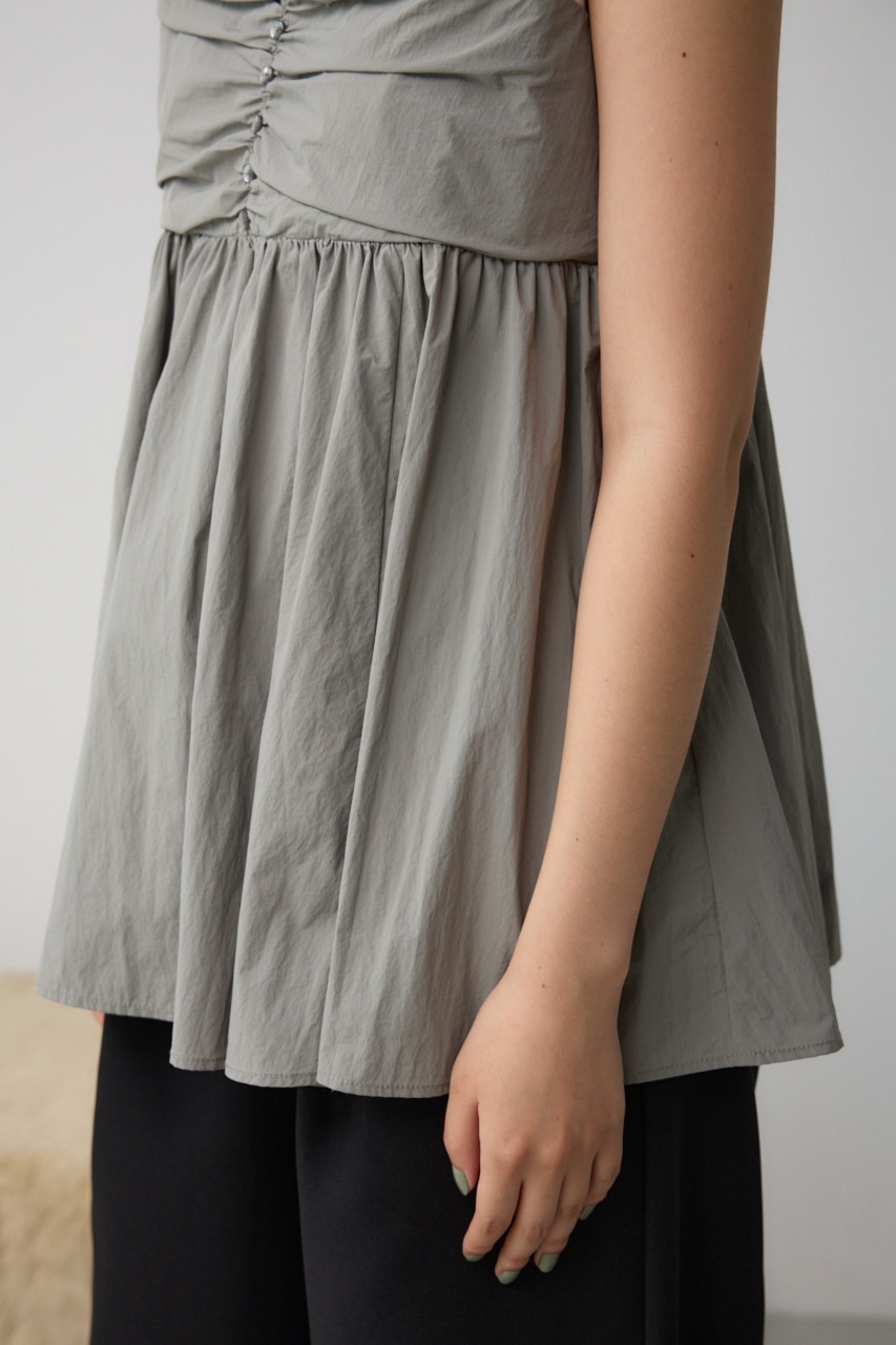 AZUL BY MOUSSY | ギャザービスチェレイヤードトップス (タンクトップ