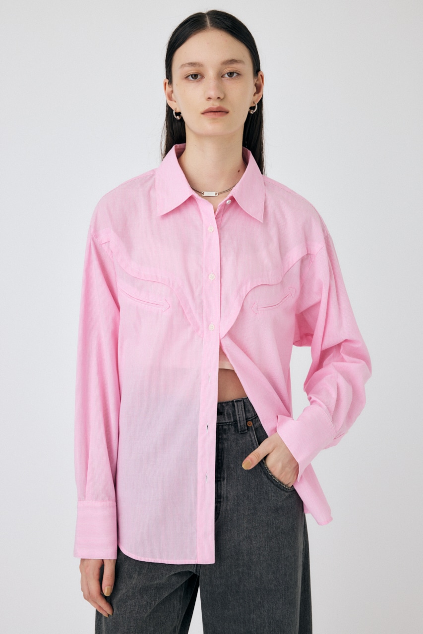 MOUSSY | WESTERN OVER シャツ (シャツ・ブラウス ) |SHEL'TTER WEBSTORE