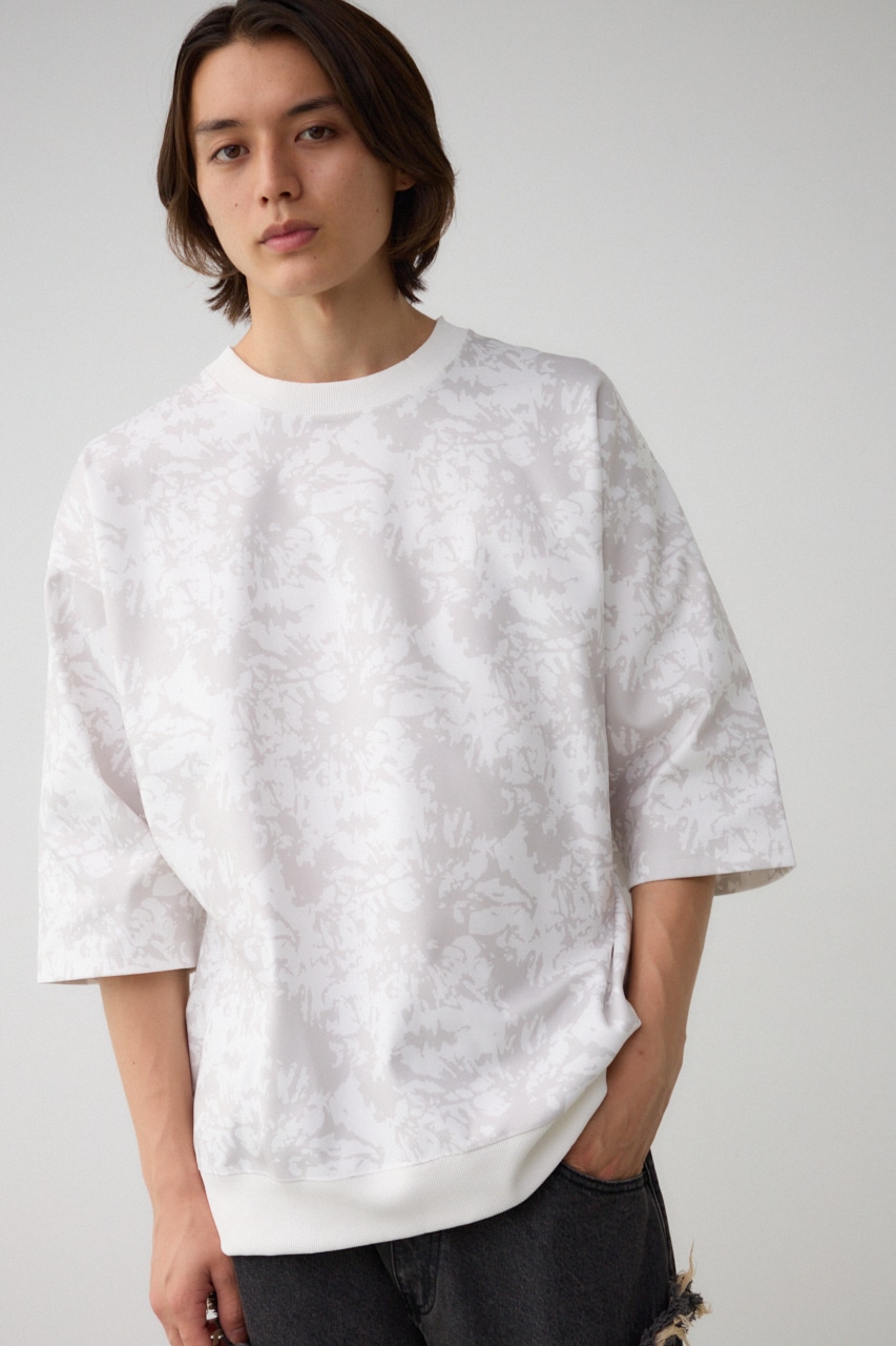 AZUL BY MOUSSY | スプラッシュ総柄ビッグトップス (Tシャツ