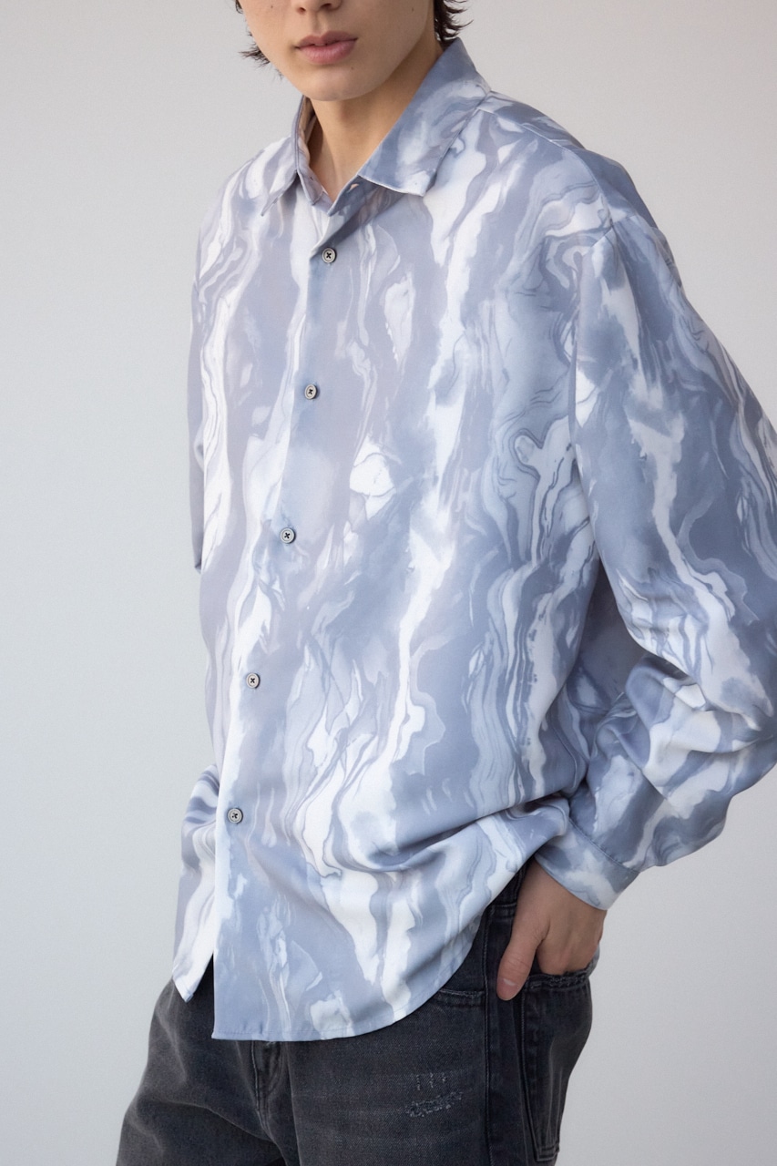 AZUL BY MOUSSY | ポリエステルスエードジェネラルシャツ (シャツ