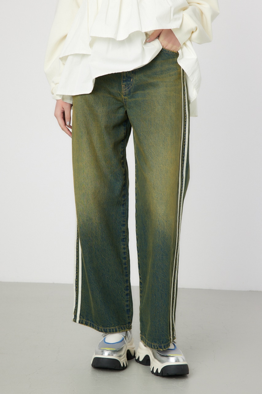 RODEO CROWNS WIDE BOWL | サイドラインルーズデニム (ワイド ) |SHEL