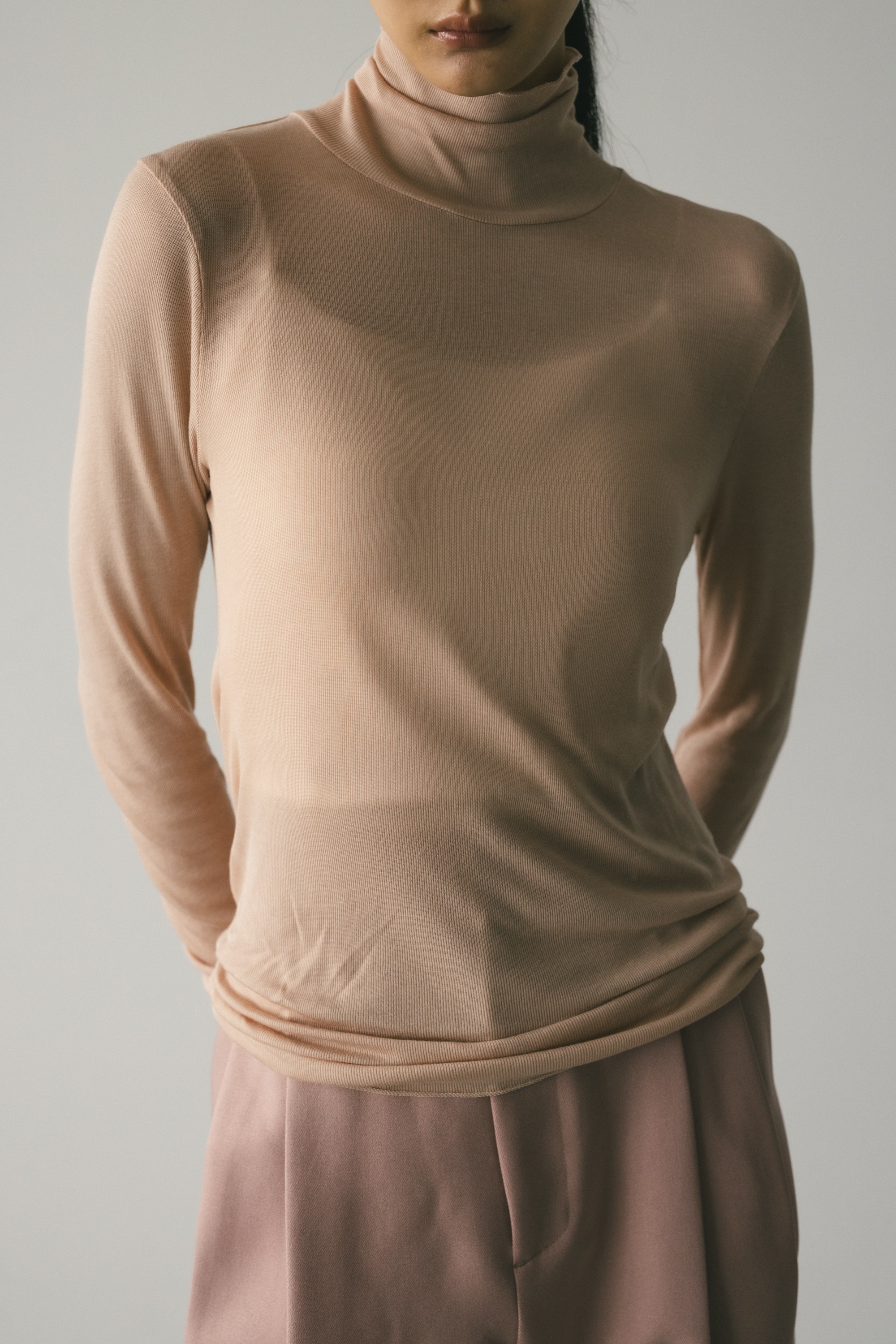 STYLEMIXER | ソフトスキンハイネックトップ (Tシャツ・カットソー