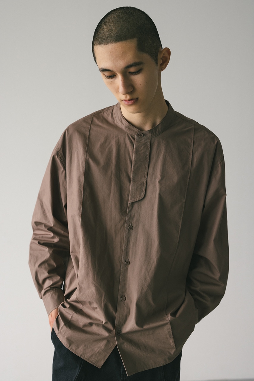 STYLEMIXER | バンドカラーシャツ (シャツ・ブラウス ) |SHEL'TTER