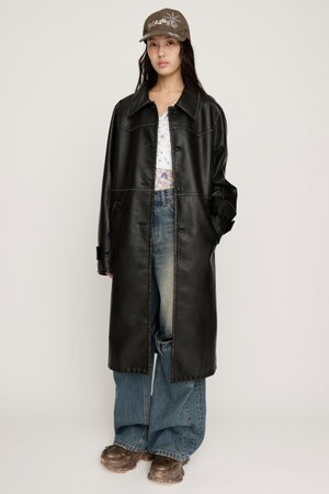 SLY | LONG F／LEATHER ジャケット (コート ) |SHEL'TTER WEBSTORE