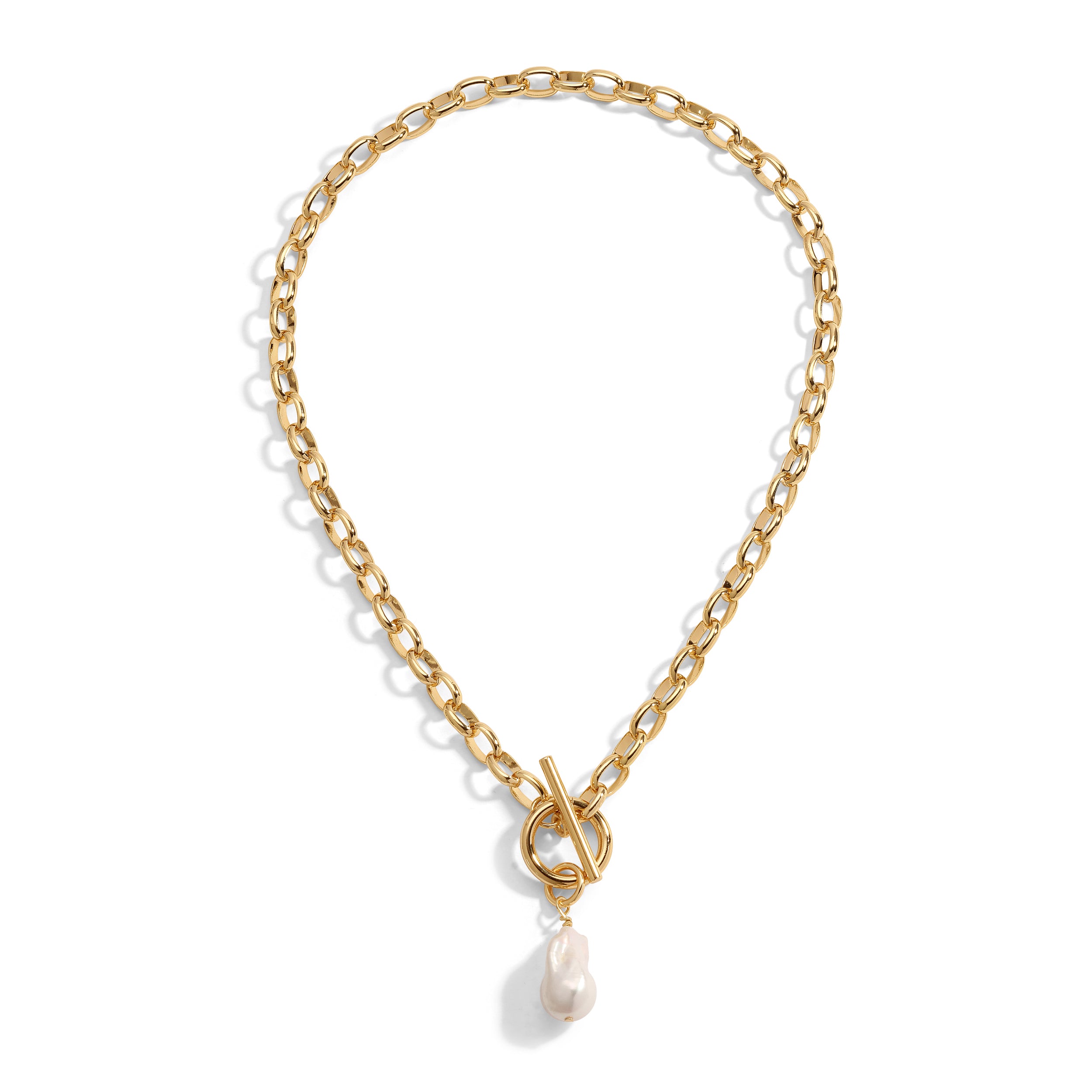 Paris Baroque Pearl Pendant Necklace - eklexic