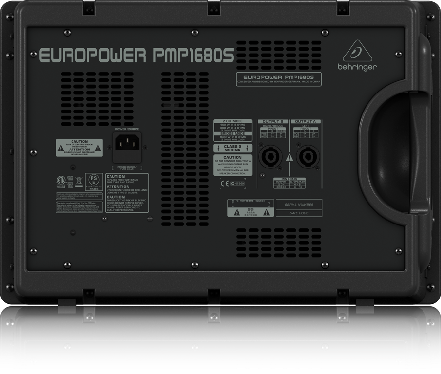 PMP1680S EUROPOWER - 製品一覧 - ベリンガー公式ホームページ