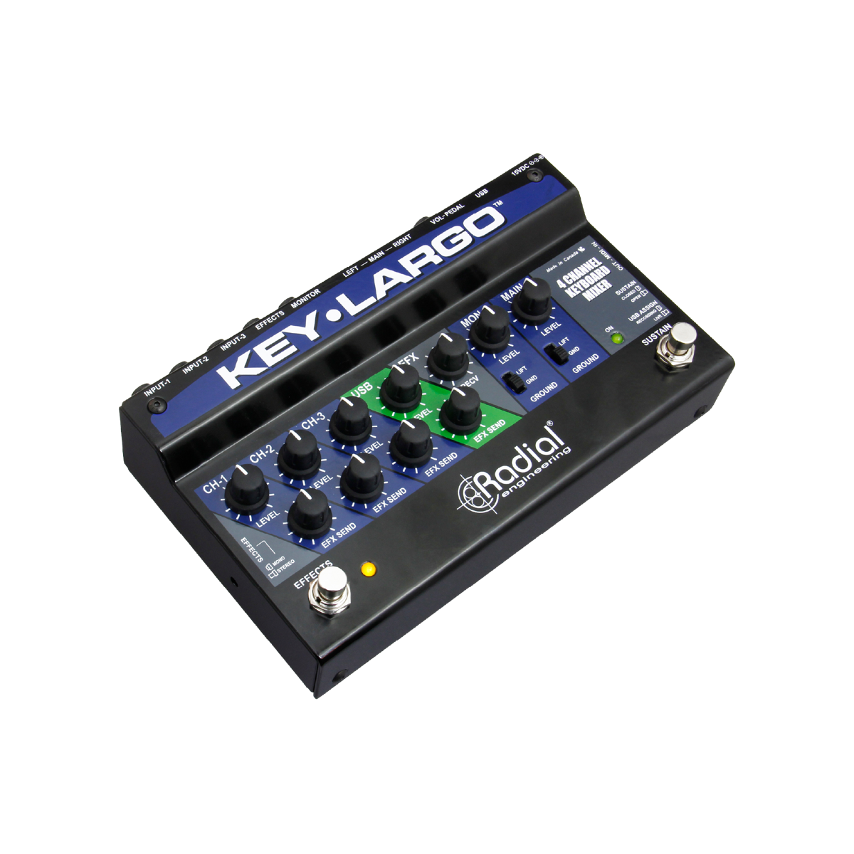 Radial Engineering（ラジアル・ラディアル） キーボードミキサー