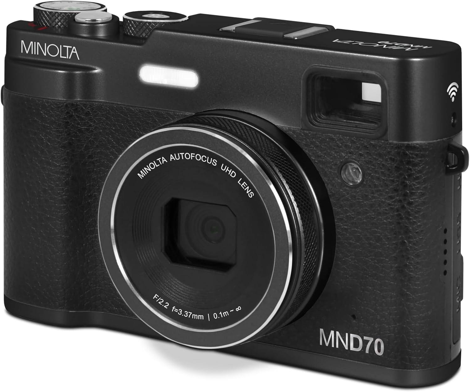 Minolta MND70 Retro 48 MP Autofocus Digital Camera with 5K Ultra HD Vi