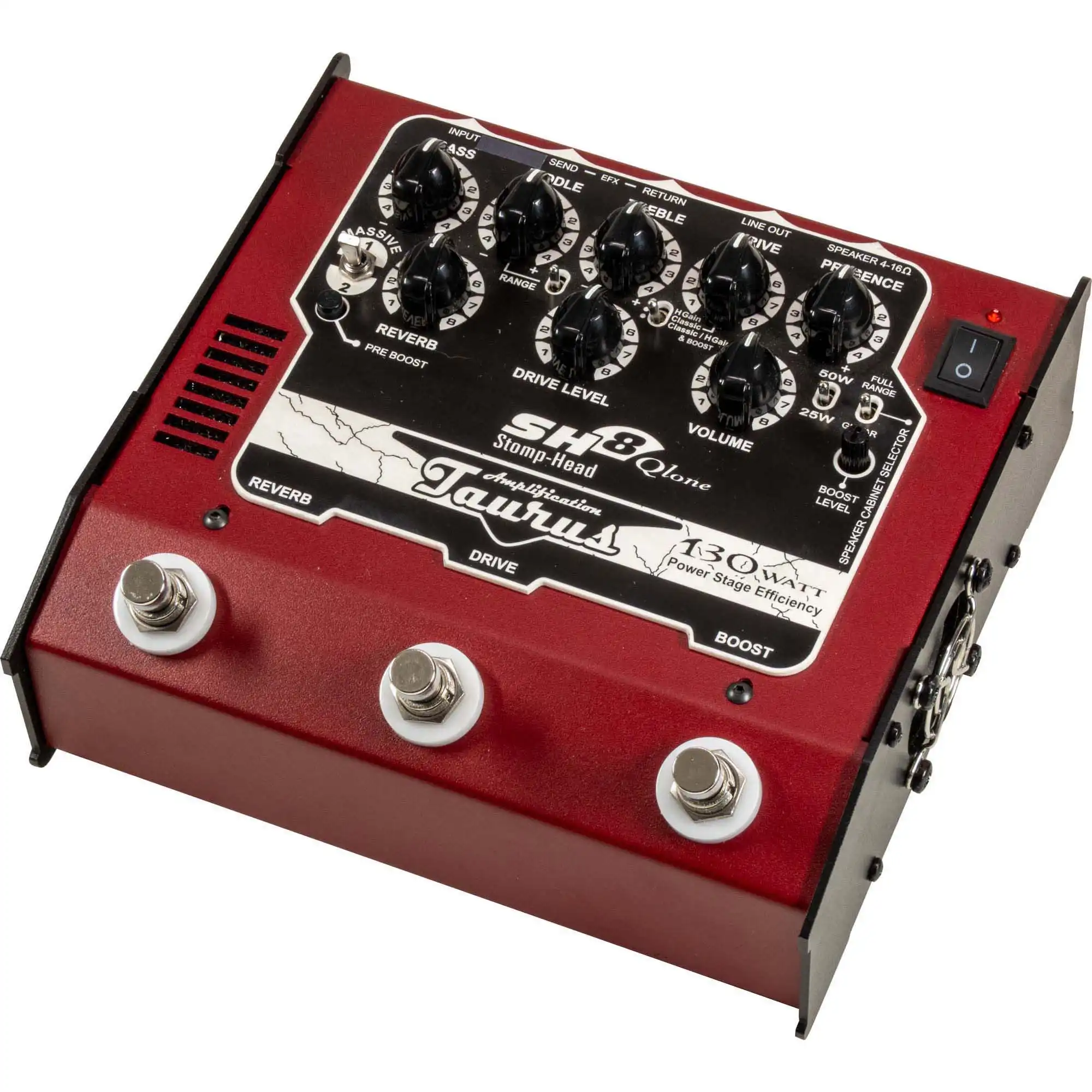 ペダル型ギター・アンプヘッド Stomp-Head SH8.Qlone タウラス Taurus