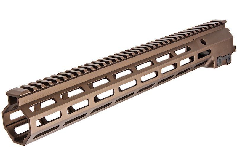 Z-Parts MK16 M LOK 15 inch Rail w/ Barrel Nut for Marui M4 MWS GBB