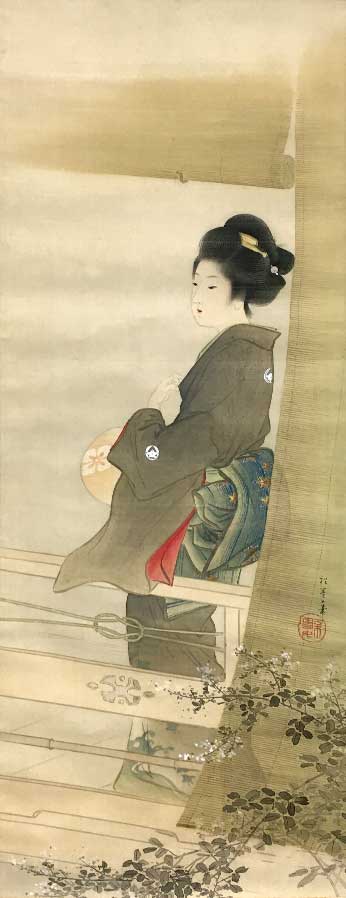 上村松園 掛け軸 | 買取実績 | 骨董品買取専門の古美術永澤