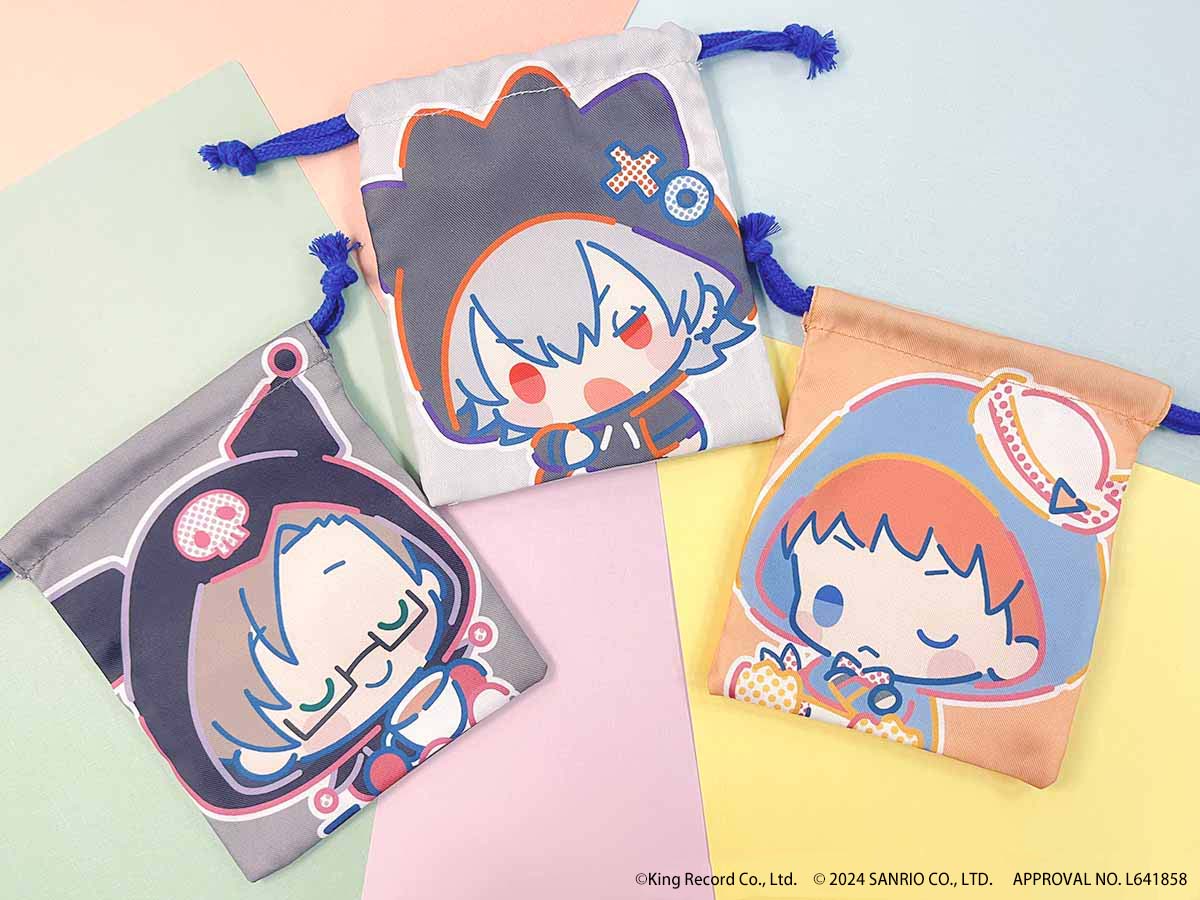 ヒプノシスマイク SANRIO NAKAYOKU EDIT』2023 ポケットつき巾着(碧棺