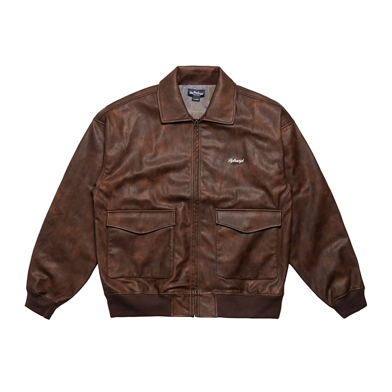 FLIP THE SCRIPT(フリップザスクリプト)/ HARP PU LEATHER JACKET