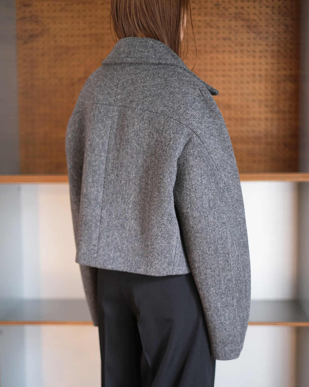 Shetland Wool Double Cloth Blouson | EUREKA FACTORY HEIGHTS