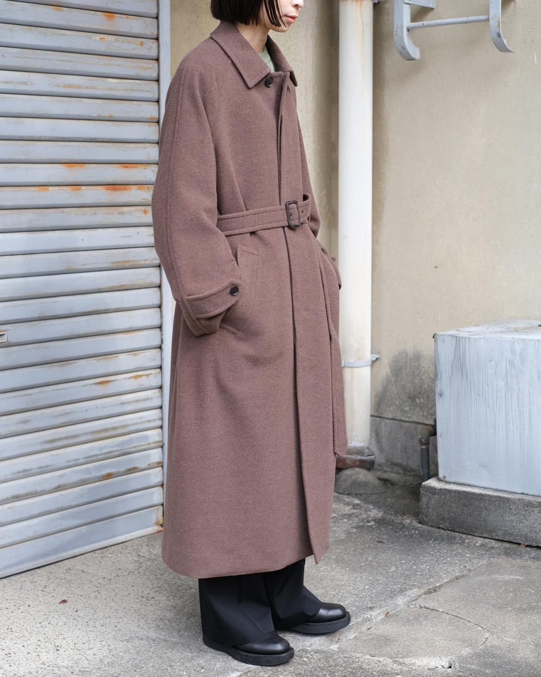 Super Fine Wool Mosser Soutien Collar Coat (Women's) | EUREKA