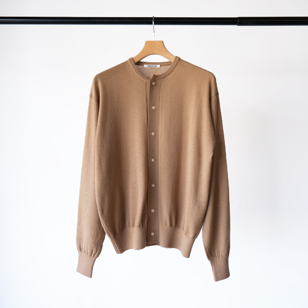 Cashmere Hard Twist Knit Cardigan | EUREKA FACTORY HEIGHTS