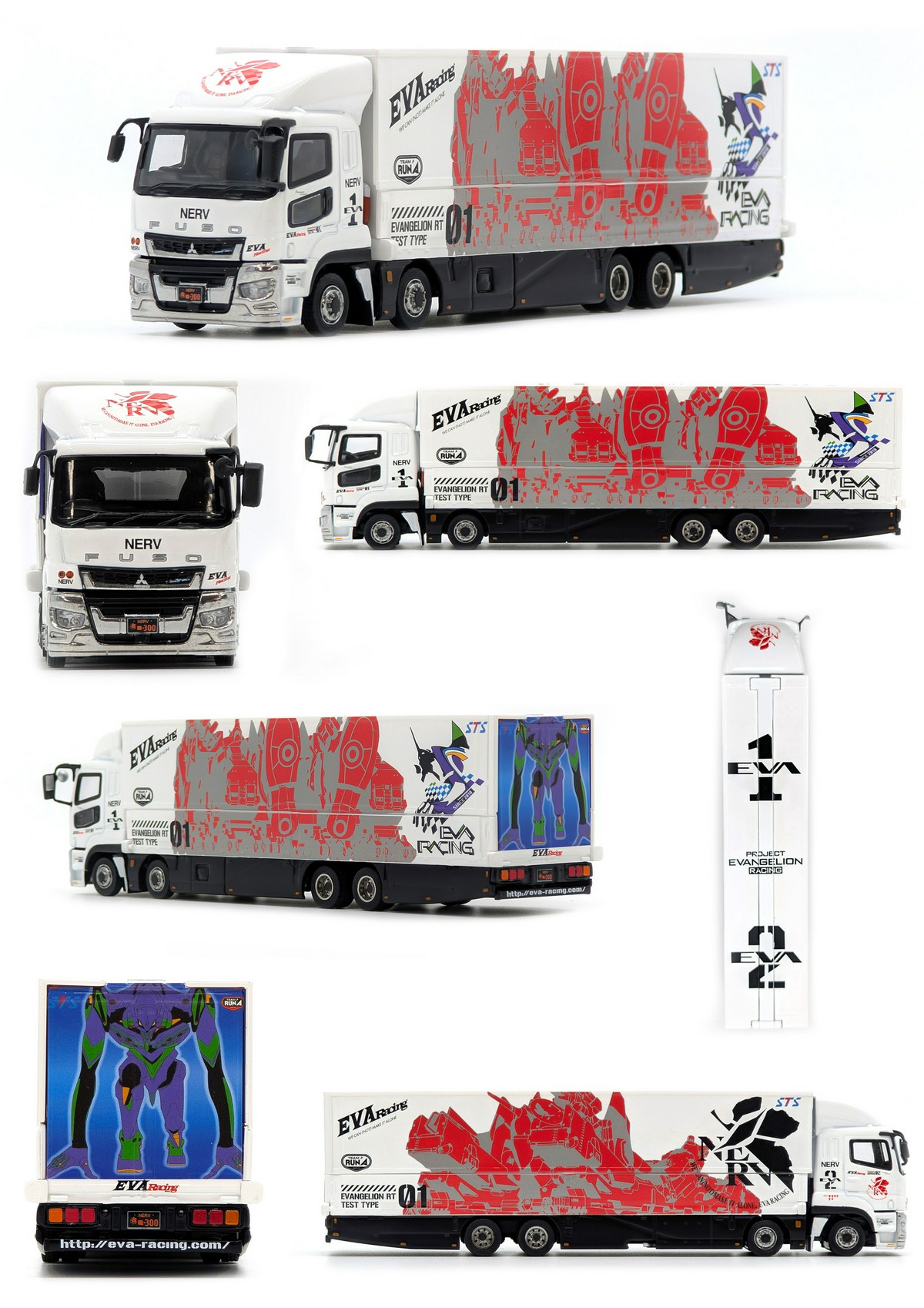 TARMAC WORKSより1/64 EVARacing Mitsubishi Fuso Super Great Vol.2が