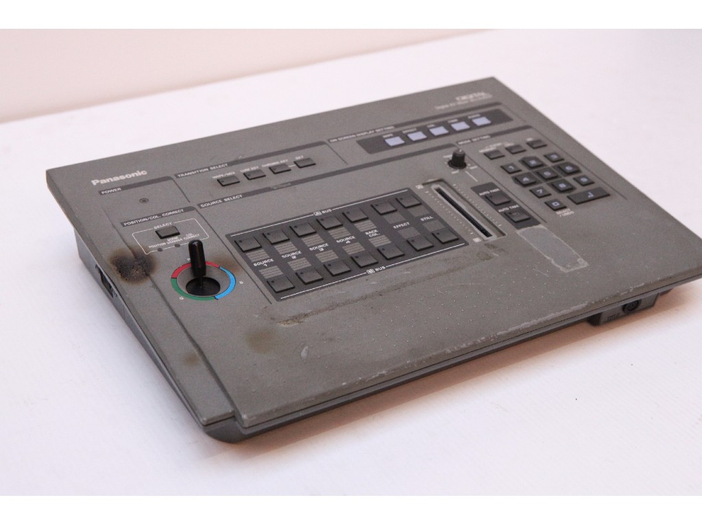 Digital AV Mixer, Panasonic Model: WJ-AVE55/G, Crossfade Knob