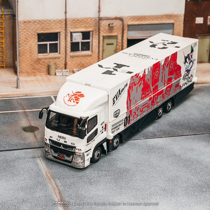 エヴァレーシング 1/64ミニカー Mitsubishi Fuso Super Great EVA