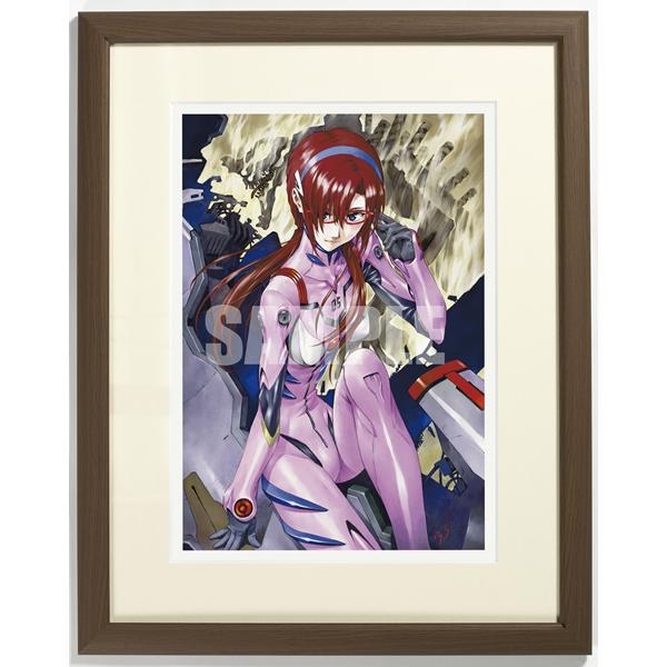 受注生産品】EVA STORE オリジナル 貞本義行 複製原画 プラグスーツのマリ