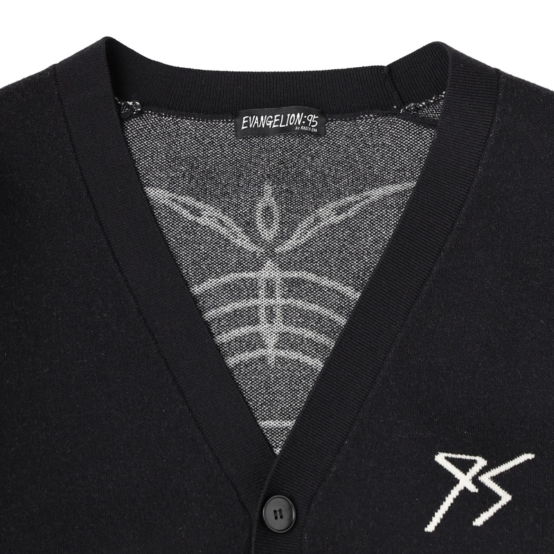 EVANGELION:95】0006 Cardigan/BLACK(S BLACK): ファッション
