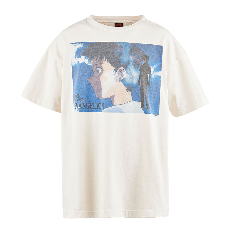 RADIO EVA A184 EVANGELION SHINJI T-Shirt by SAINT Mxxxxxx/WHITE(S
