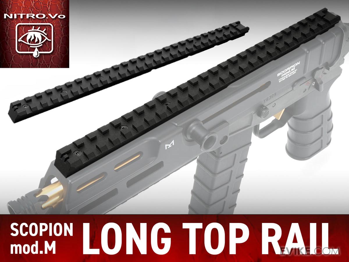 Laylax NITRO.Vo Top Long Rail for Tokyo Marui Scorpion MOD-M AEG