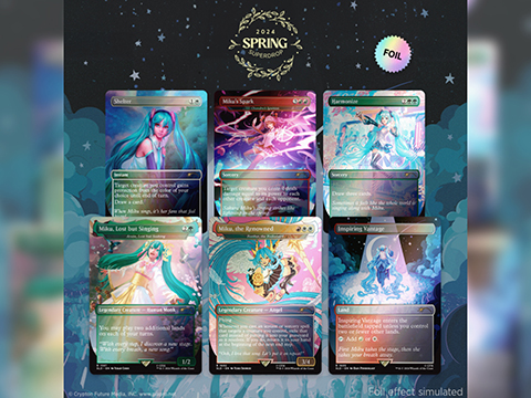 Magic: The Gathering Secret Lair x Hatsune Miku: Winter Diva