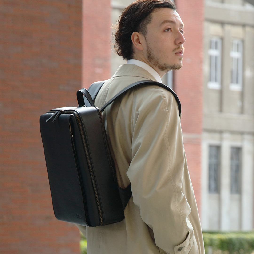 Evoon マルチビジネスリュックレザーMini・容量13L【3営業日以内に発送】