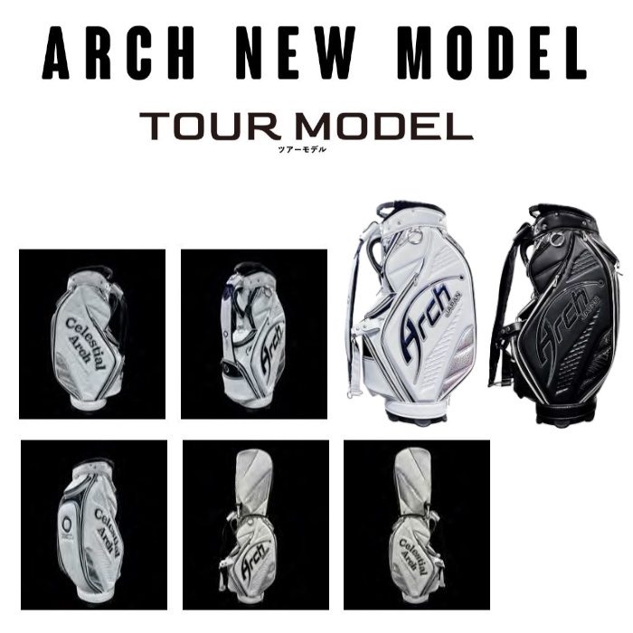 バッグ＞キャディバッグ アーチ キャディバッグ 2024 数量限定 ツアー