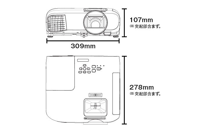 EH-TW5650/EH-TW5650S 製品スペック情報（販売終了品）｜サポート
