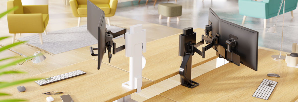 イノベーティブなモニターマウント | エルゴトロン TRACE モニターマウント